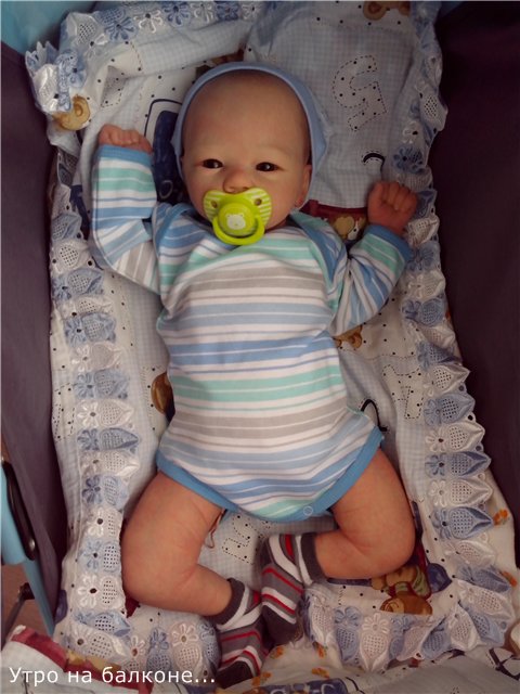 Кукла реборн Янчик, Ян молд Jamie от Tina Kewy