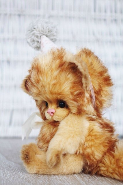 Я не толстый, я пушистый! Игрушка ручной работы