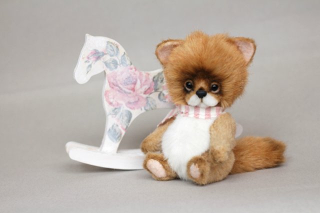 Лисёнок Василий. Игрушка ручной работы