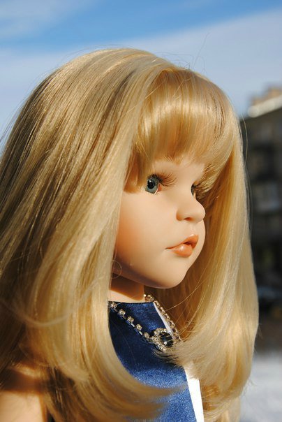 Мой мечтательный ангелочек. Жизель II 2005г от Gotz & Steiff