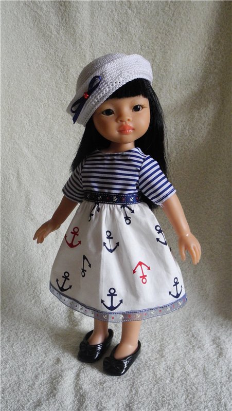 Опять морская тема — Одежда и обувь для кукол своими руками: фото (фото 3)