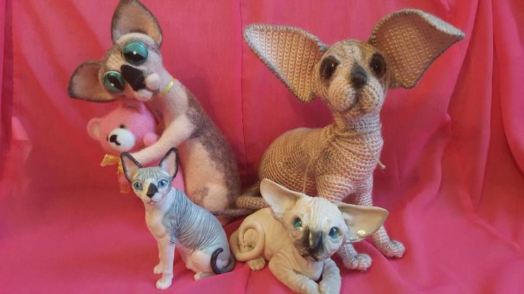 Сфинксов много не бывает — Авторские работы в частных коллекциях: домашние фото кукол и игрушек (фото 5)