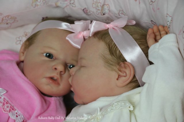 Близняшечки Ноа... Куколки реборн Виктории Вишни