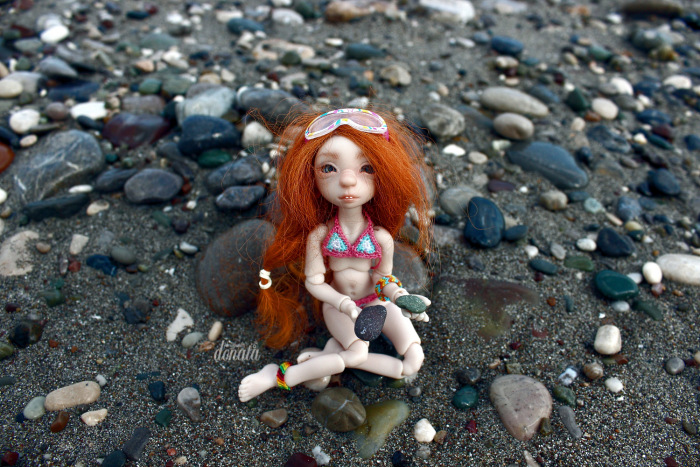 Как Фиби в отпуск съездила. Авторская бжд-мышка Лидии Снуль