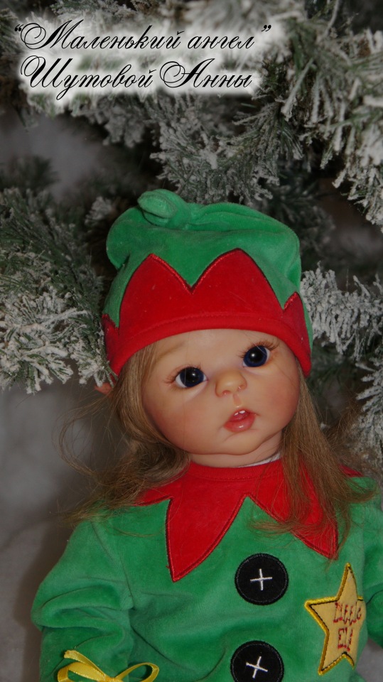 Лесные эльфы. Кукла-реборн Шутовой Анны (фото 4)