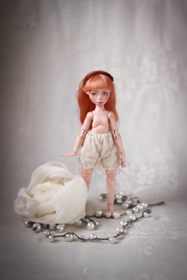 Девочки-эльфийки от Skvorkadolls. Шарнирные авторские куклы