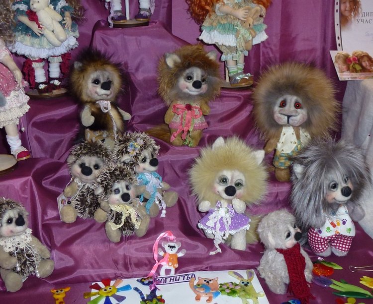 Весенний Бал Кукол на Тишинке: Ёжики