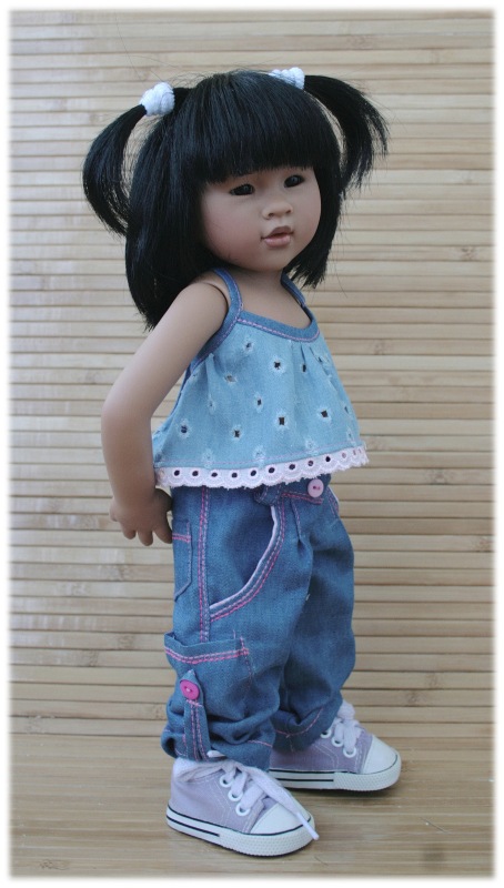 Новая девочка 35 см.Небольшое сравнение тел Вихтелят 35-32-30-26 см (фото 3)