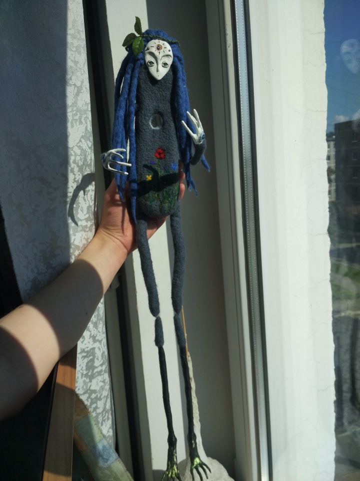 Отражение. Авторская кукла (фото 8)