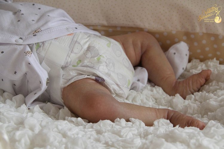 Макарик в роли Тигрули. Кукла реборн Наталии Сомовой (фото 8)