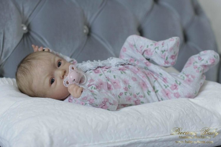 Маленькая капелька - Аделия! Кукла реборн Анастасии Бочковой