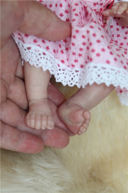 Кукла реборн Nessa. Дюймовочка (фото 6)