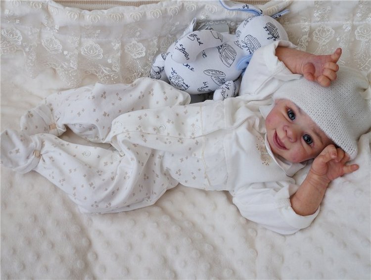 Еще одна улыбашка. Кукла реборн Наталии Коноваловой