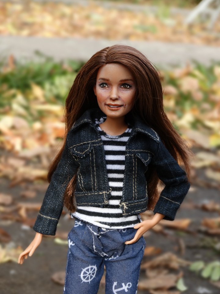 Портретный ООАК Барби - я и Саша (фото 4)