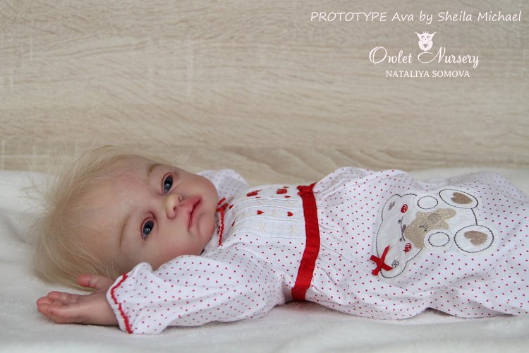 Сильвия - мой прототип Ava от скульптора Sheila Michael. Кукла реборн Наталии Сомовой
