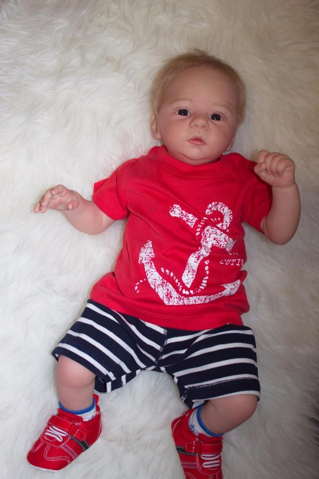 Малыш из молда Харлоу — Куклы Реборн (Reborn): работы мастеров (фото 6)