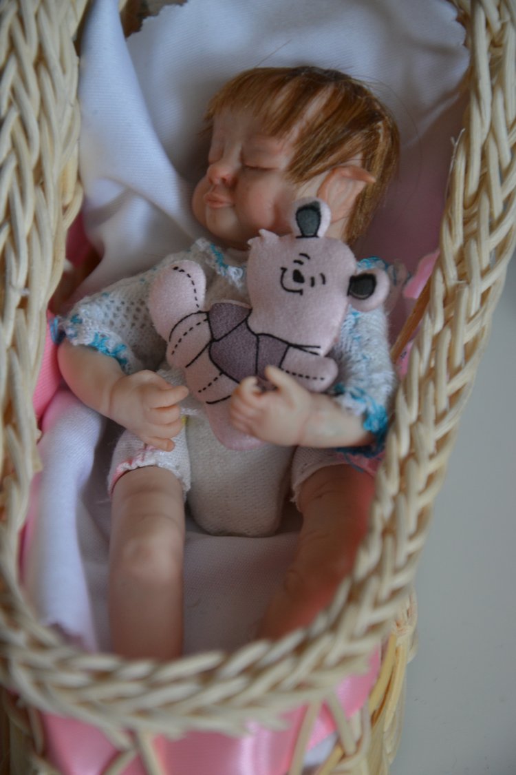 Мои мини малыши ООАК — Лепка авторских кукол: полимерная глина (фото 7)