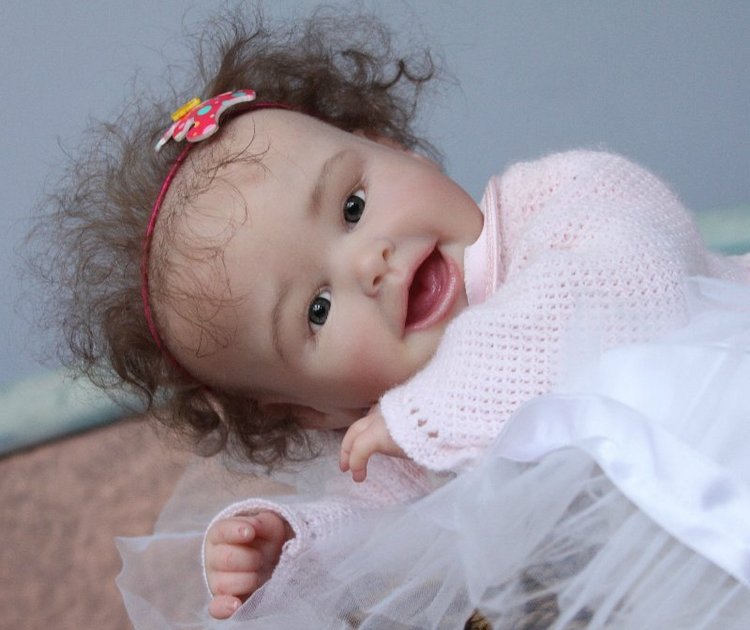 Девочка Весна, кукла-реборн Элины Кудрявцевой