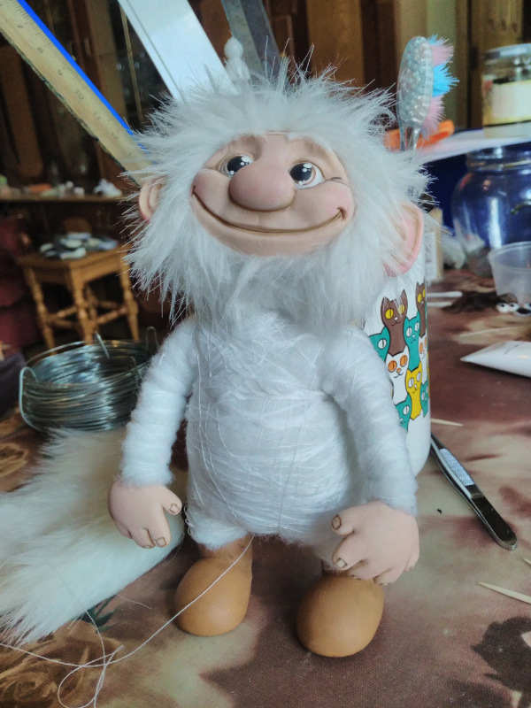 Домовой Ю-Питер — Лепка авторских кукол: полимерная глина (фото 9)