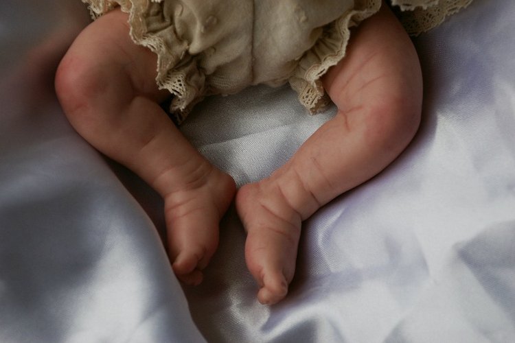 Новый малыш родился. Мини реборн