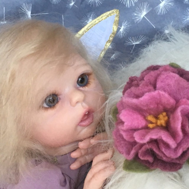 Цветочек-кукла реборн Элины Кудрявцевой