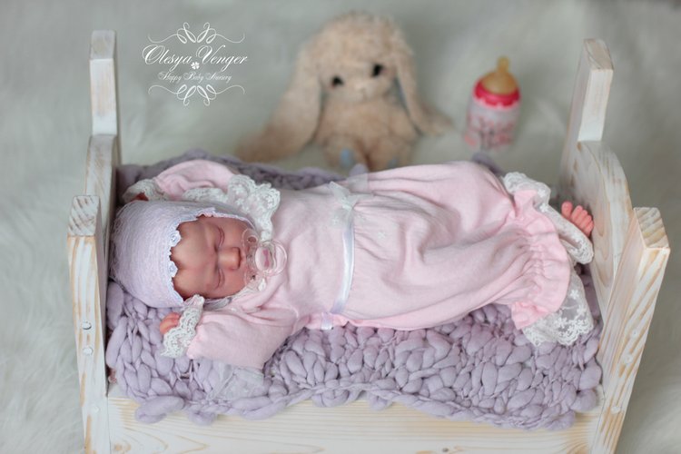 Моя кроха Эшли. Кукла реборн Олеси Венгер