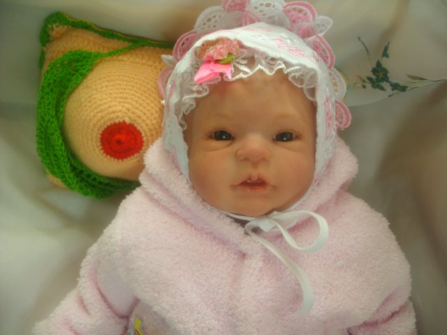 Моя малышка Снежинка дома! Реалистичная кукла реборн