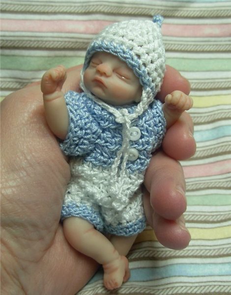 Детки - куклы OOAK — Авторские миниатюрные куклы: лепка