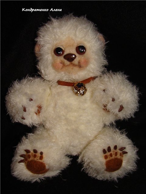 Вязаный мишутка "Карамельный". Авторская игрушка своими руками (фото 2)