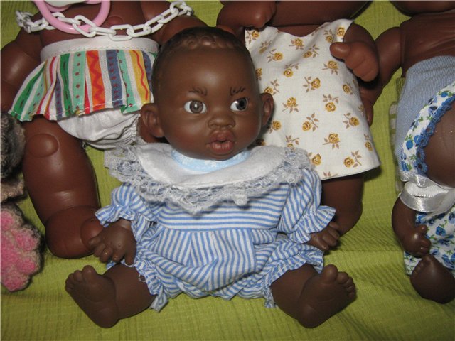 Пупс D'Anton Jos '96года и моя негритянская куклосемейка (фото 6)