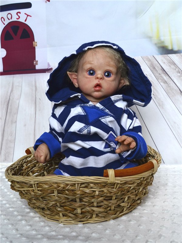 Белокурый гномик реборн — Куклы Реборн (Reborn): работы мастеров (фото 5)