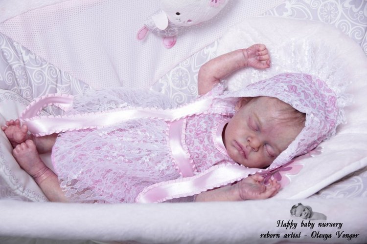 Моя принцесса Крошечка-Кокошечка. Кукла реборн Олеси Венгер