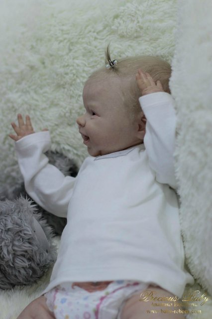 Мой весенний лучик солнышка - Харпер. Кукла реборн Анастасии Бочковой