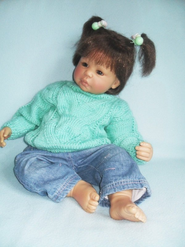 Джемперок для моей любимой кукло-доченьки (фото 3)