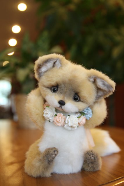 Лисенок по имени Людвиг, игрушка ручной работы