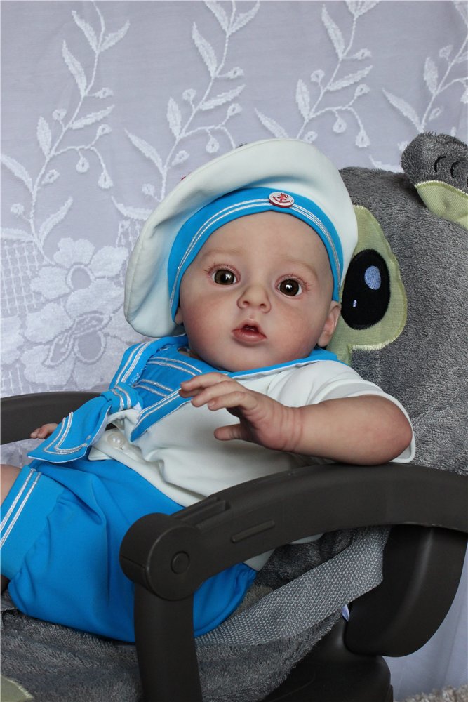 Тимошка-Капитан. Кукла реборн Светланы Преображенской (фото 7)