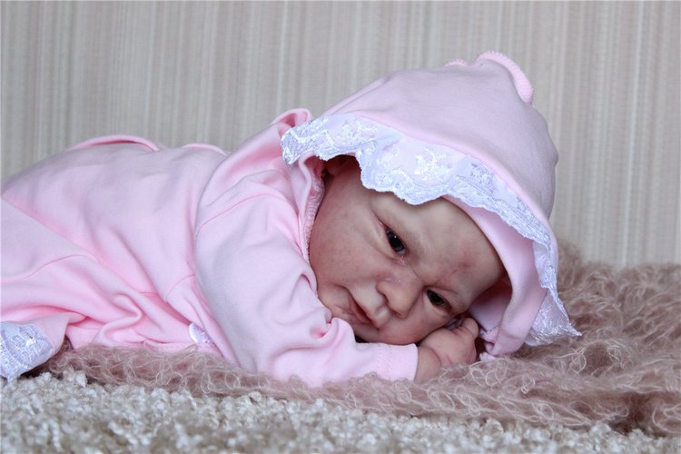 Манюня.Первая фотосессия. Кукла реборн Светланы Преображенской