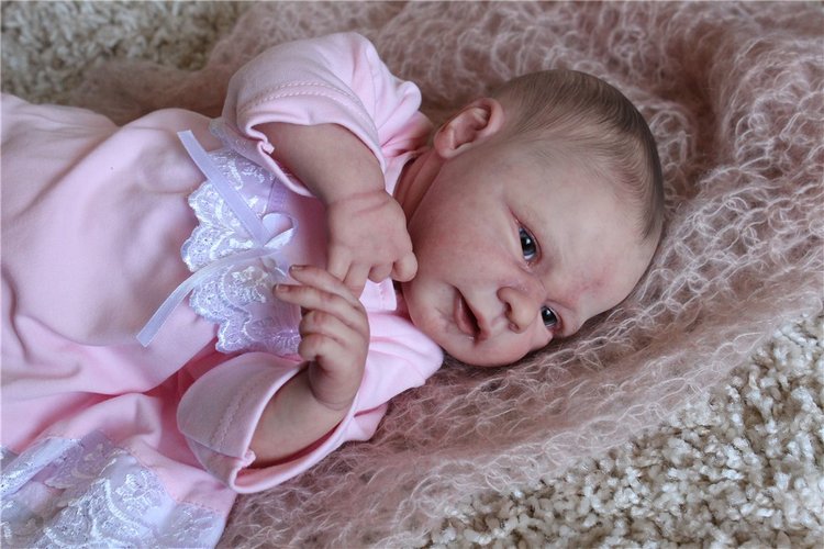 Манюня.Первая фотосессия. Кукла реборн Светланы Преображенской (фото 8)