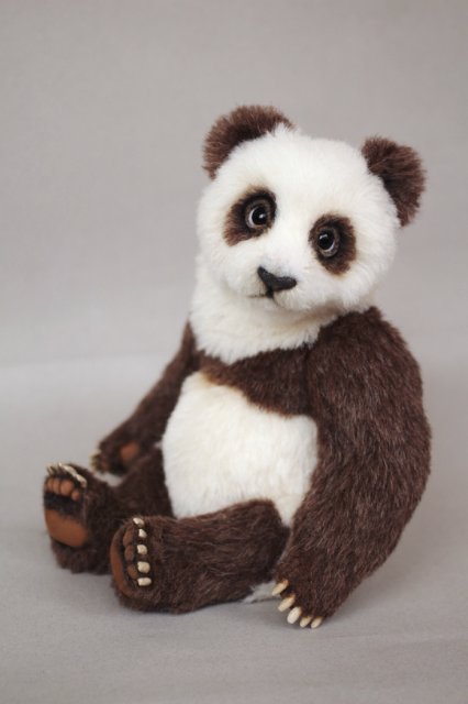 Панда Юки. Игрушка ручной работы (фото 7)