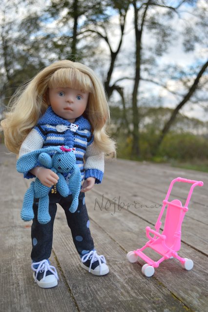 Прогулка с Жозефиной. Кукла minouche от Kathe Kruse