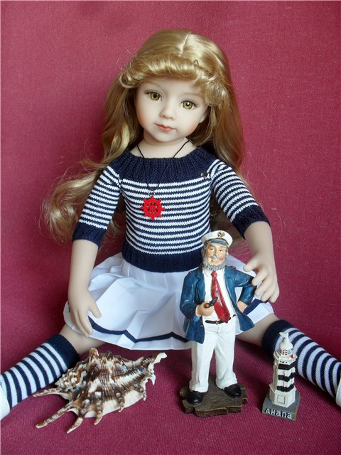 Морские мотивы ушедшего лета и куклы "Maru and friends"