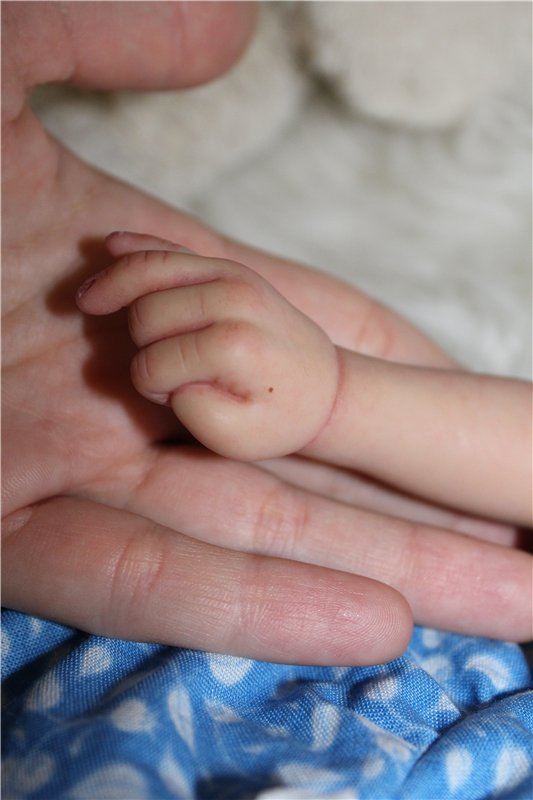 Малышка-реборн из молда Маленка