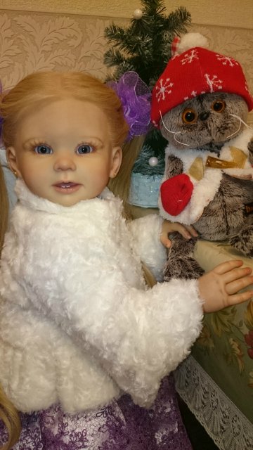 Мое солнышко - малышка Джастина из молда Бонни by Linda Murray