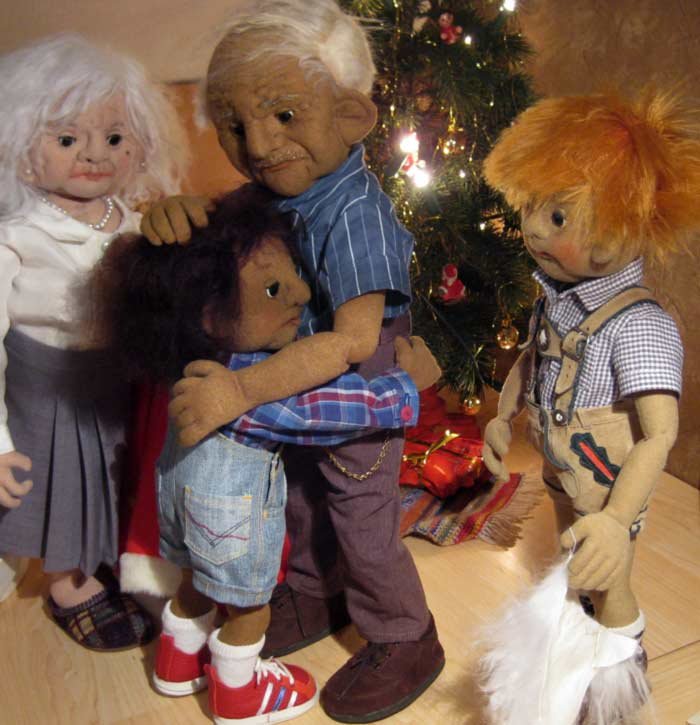 Теплые, фетровые сердца! Текстильные куклы Steffi | Бэйбики Теплые, фетровые сердца! Текстильные куклы Steffi