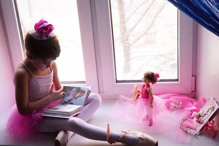 Кукла и ее девочка. Большой балет начинается с розового! BJD Eline | Бэйбики Кукла и ее девочка. Большой балет начинается с розового! BJD Eline (фото 9)