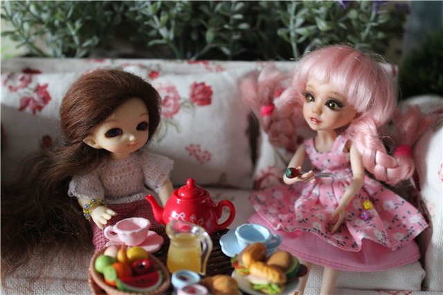 Чаепитие у Розочки — Куклы Fairyland (ФэйриЛэнд): BJD (БЖД) (фото 3)