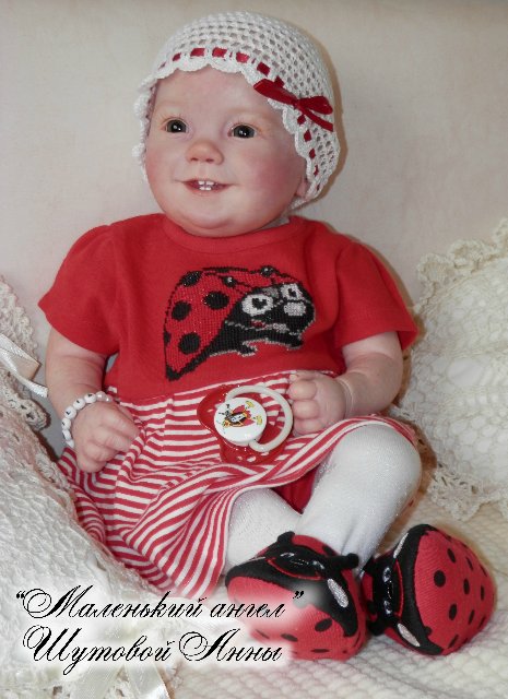 Божья коровка по имени Эмилия. Кукла реборн Шутовой Анны