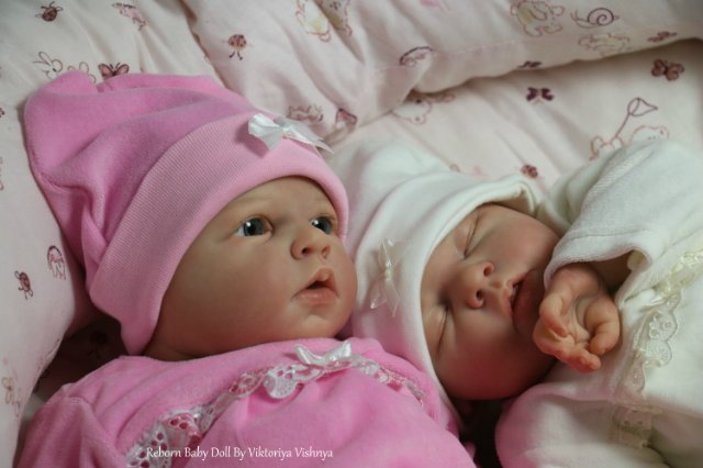 Близняшечки Ноа... Куколки реборн Виктории Вишни