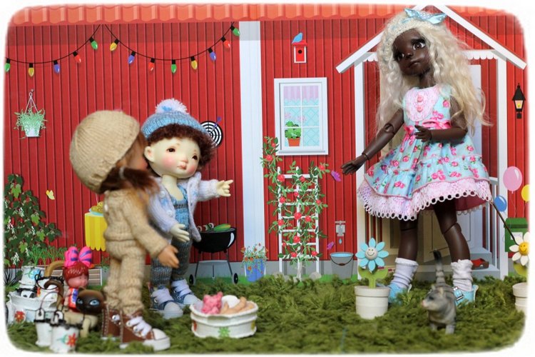 Весёлая прогулка,фантазёры Иночка и Дрюша и их друзья (фото 6)