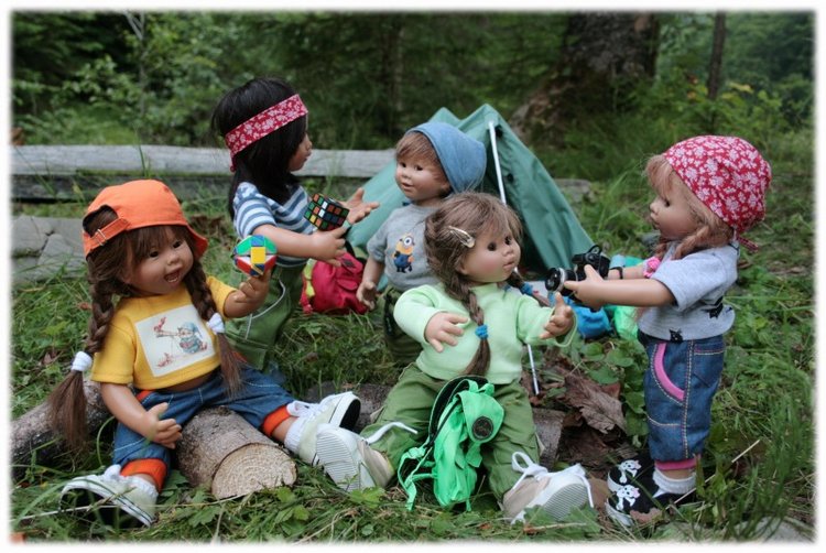 Как мы горы покоряли — Куклы Rosemarie Anna Muller (Мюллер): Вихтели (Wichtel)